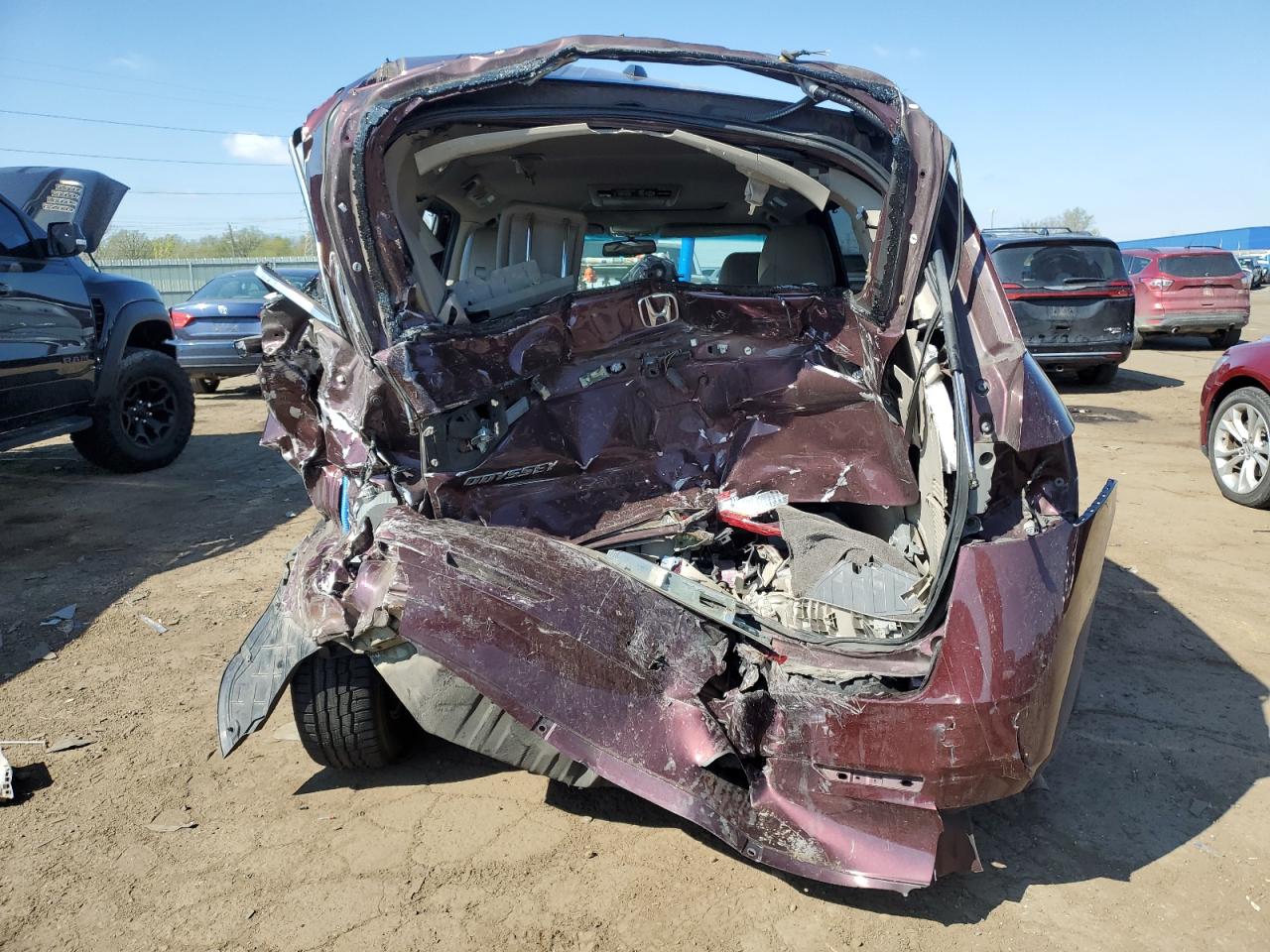 2011 Honda Odyssey Exl VIN: 5FNRL5H66BB029835 Lot: 54927725