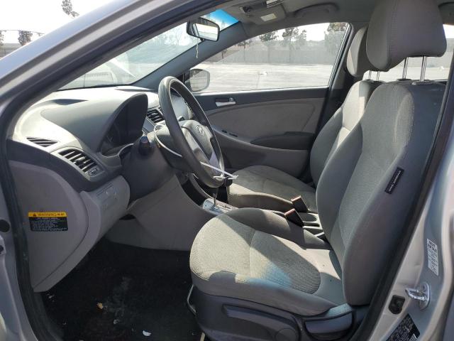  HYUNDAI ACCENT 2014 Серебристый