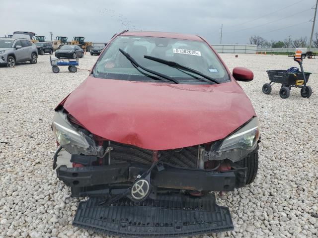  TOYOTA COROLLA 2018 Czerwony