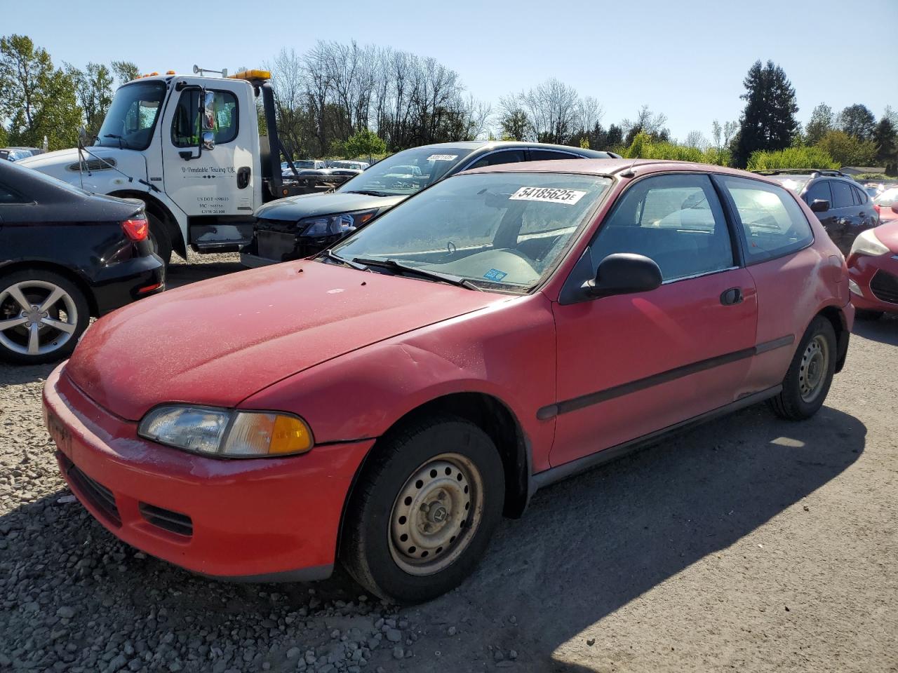 1993 Honda Civic Dx на продаже в Portland, OR - Vandalism
