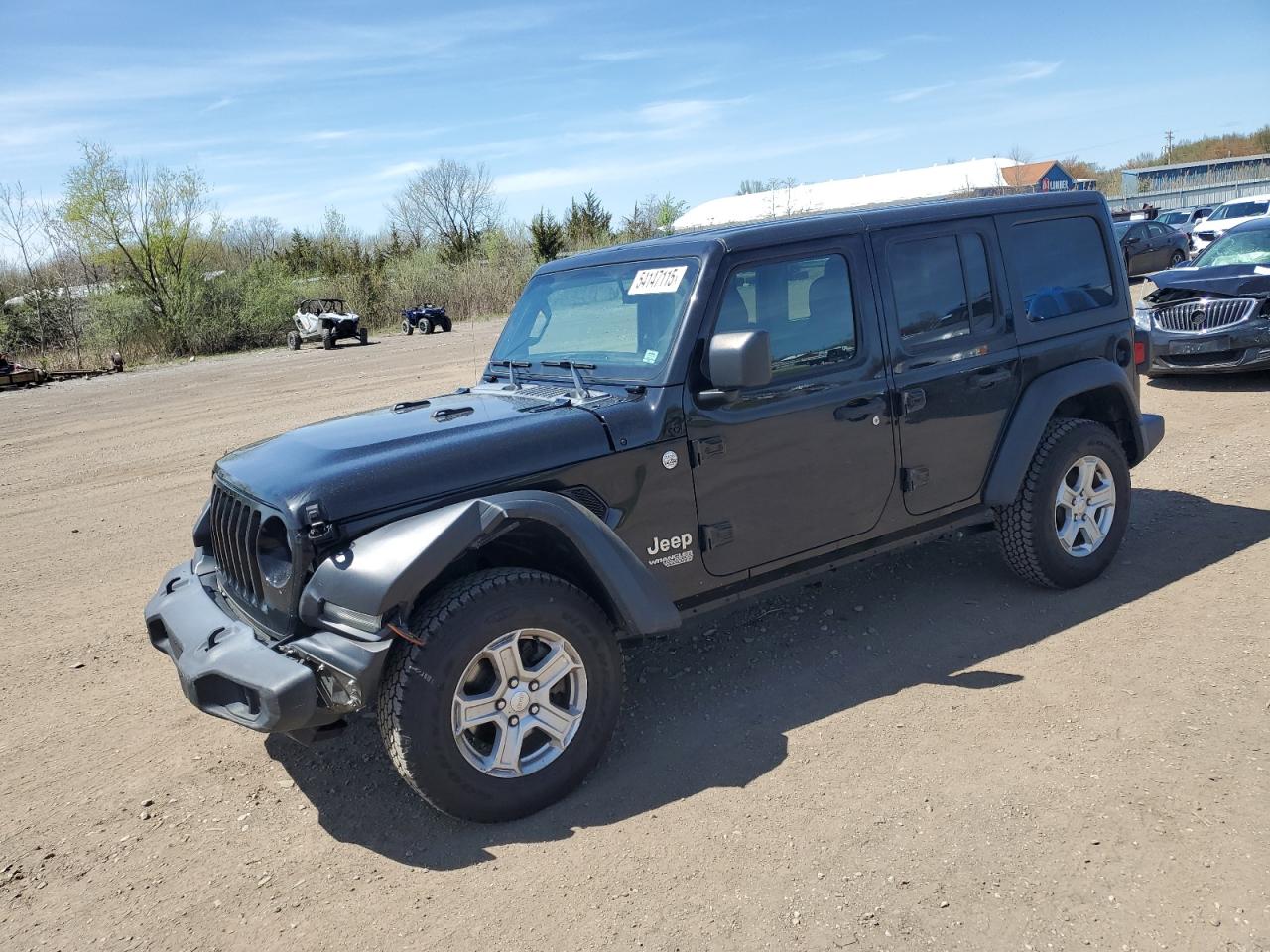 2019 Jeep Wrangler Unlimited Sport იყიდება Columbia Station-ში, OH - Front End