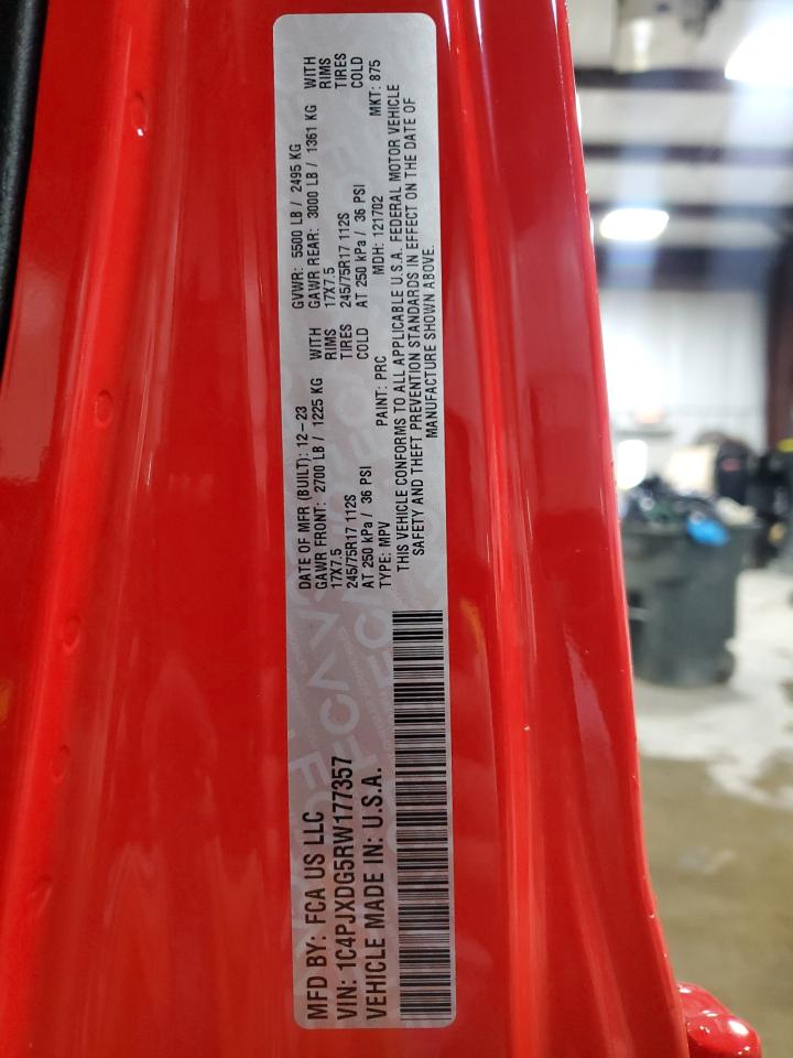 1c4pjxdg5rrw17773 1C4PJXDG5RRW17773 2024 Jeep Wrangler S