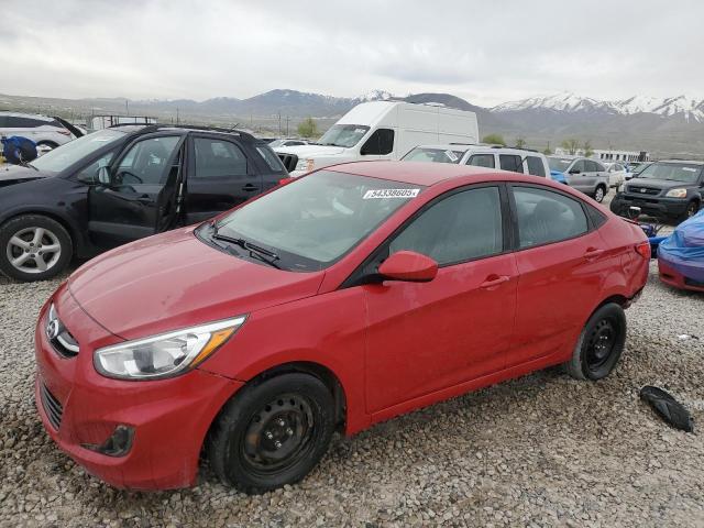  HYUNDAI ACCENT 2017 Червоний