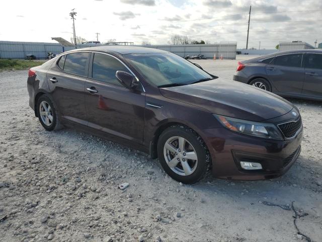 Sedans KIA OPTIMA 2015 Maroon