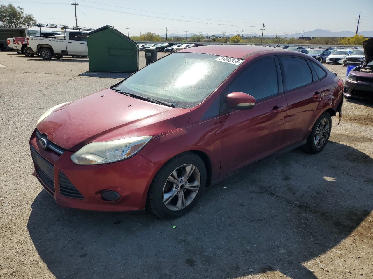 2013 Ford Focus Se de vânzare în Tucson, AZ - Rear End