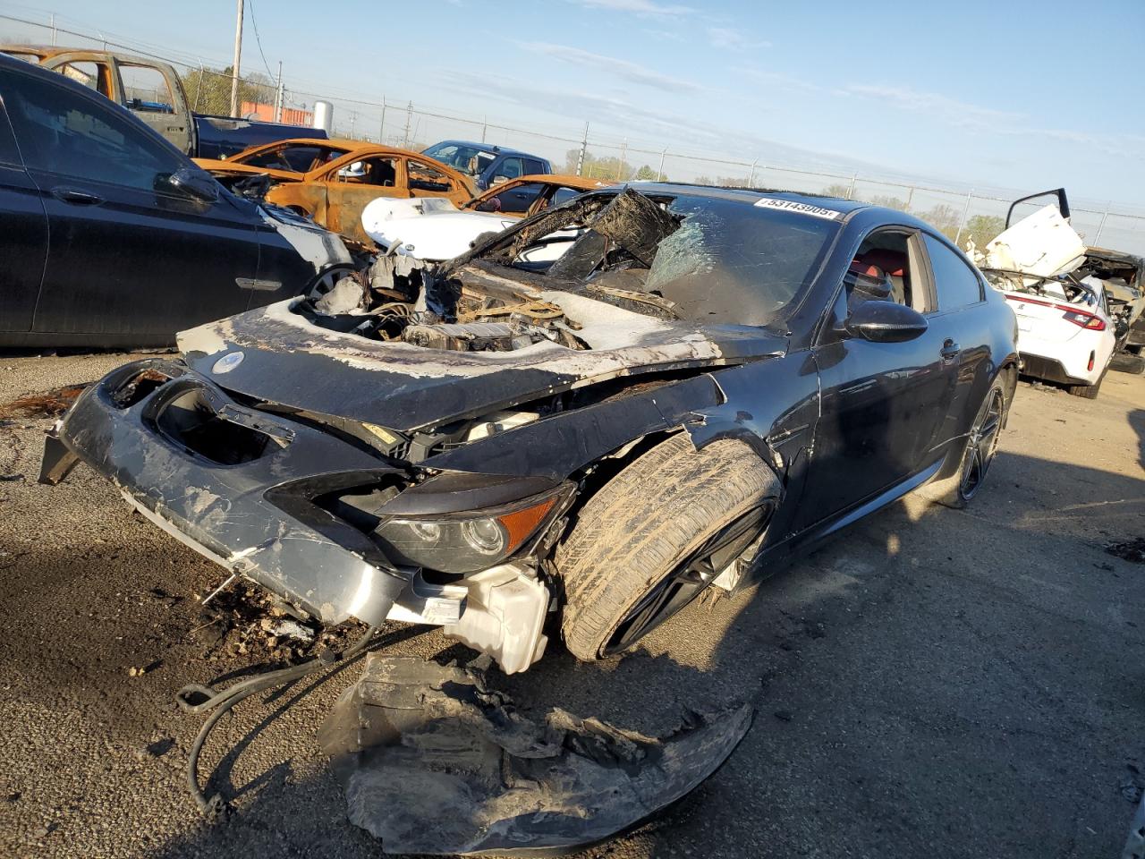 2004 Bmw 645 Ci Automatic de vânzare în Moraine, OH - Burn