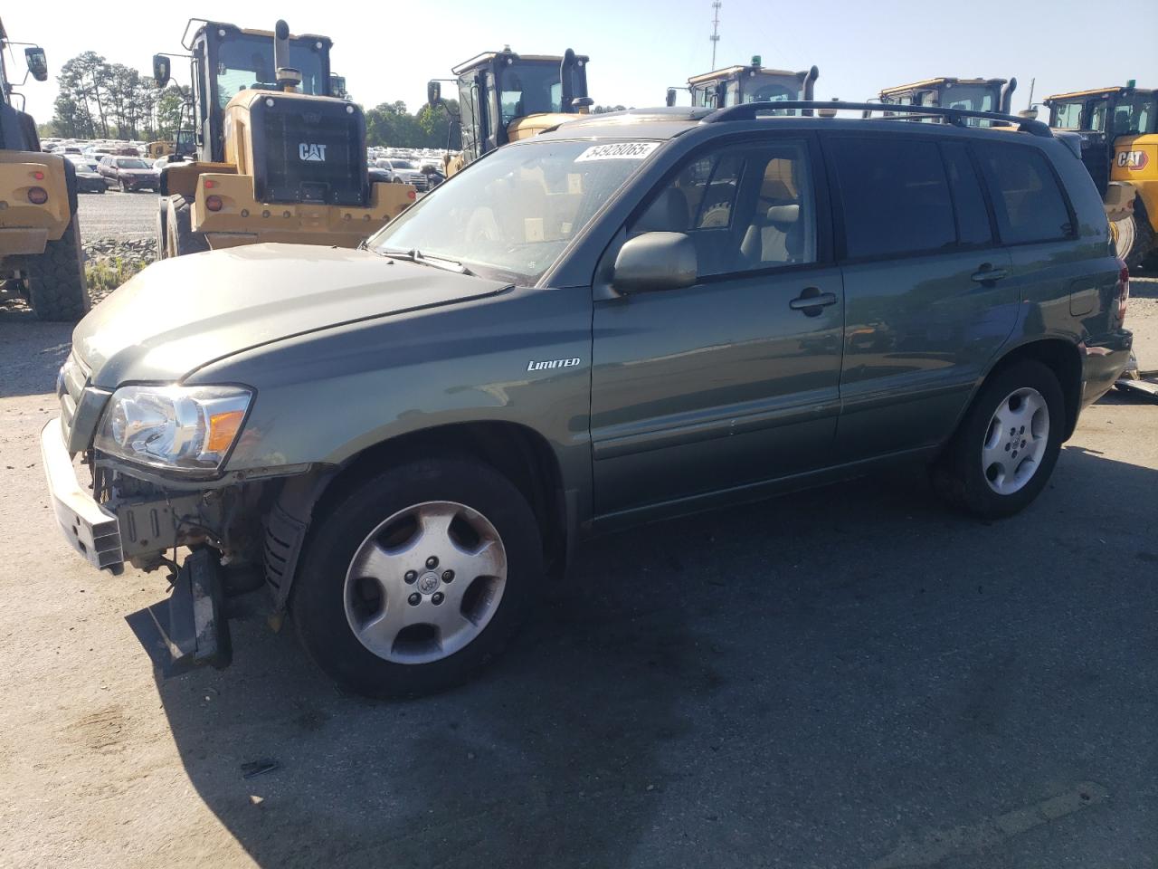 2005 Toyota Highlander Limited na sprzedaż w Dunn, NC - Front End