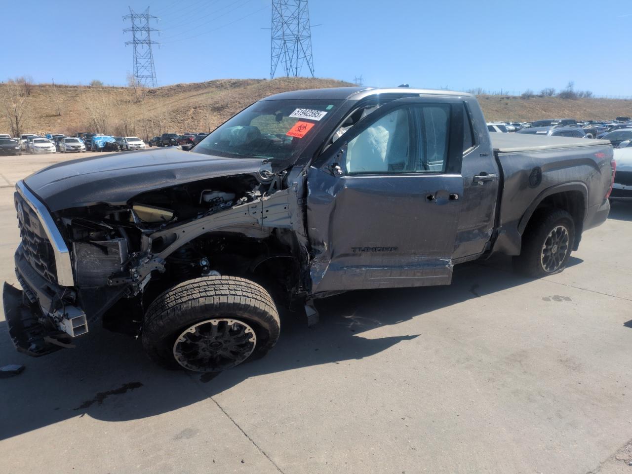 2023 Toyota Tundra Double Cab Sr продається в Littleton, CO - Front End