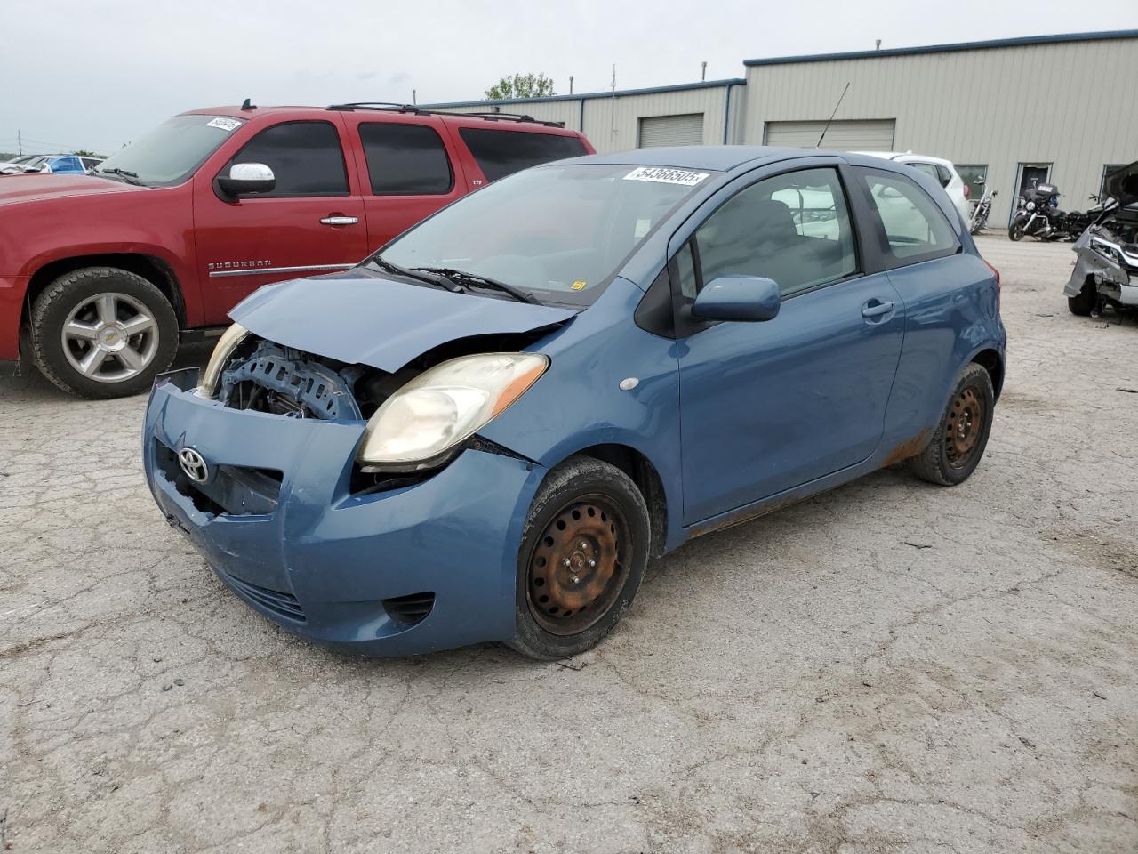 2007 Toyota Yaris de vânzare în Kansas City, KS - Front End