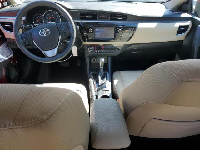  TOYOTA COROLLA 2016 Красный