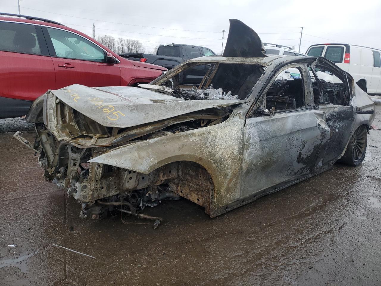 2015 BMW 328 Xi VIN: WBA3B3C58FF548069 Lot: 50709095