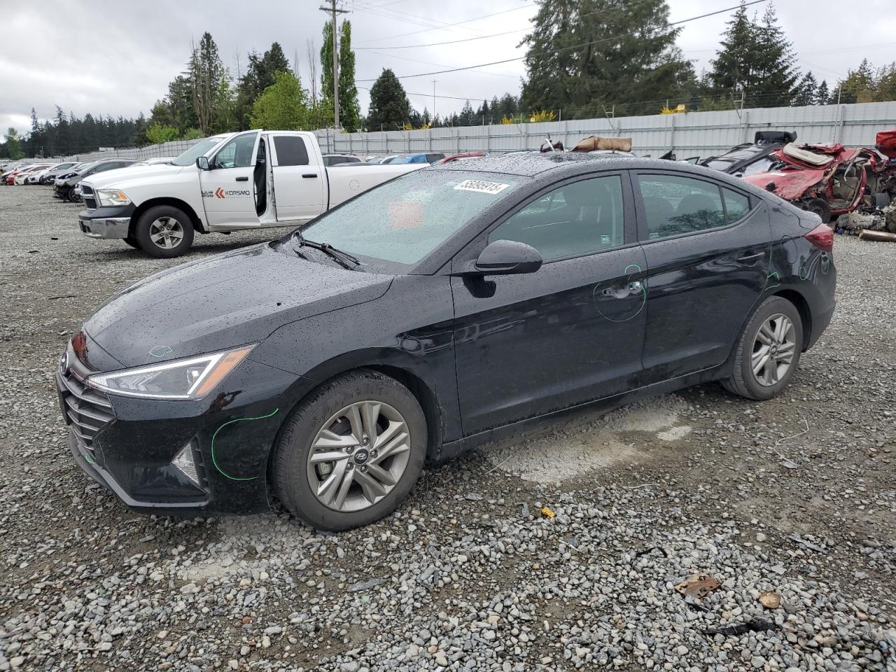 2020 Hyundai Elantra Sel VIN: KMHD84LF5LU099375 Lot: 55095915
