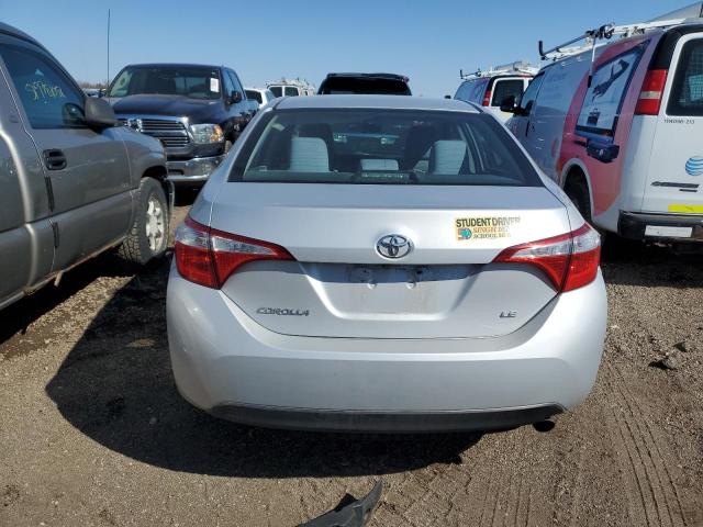  TOYOTA COROLLA 2014 Silver