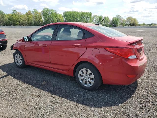  HYUNDAI ACCENT 2017 Красный