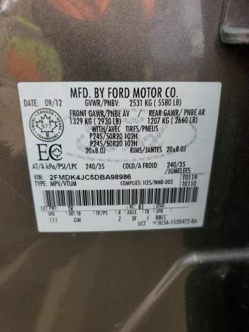 2013 FORD EDGE SEL