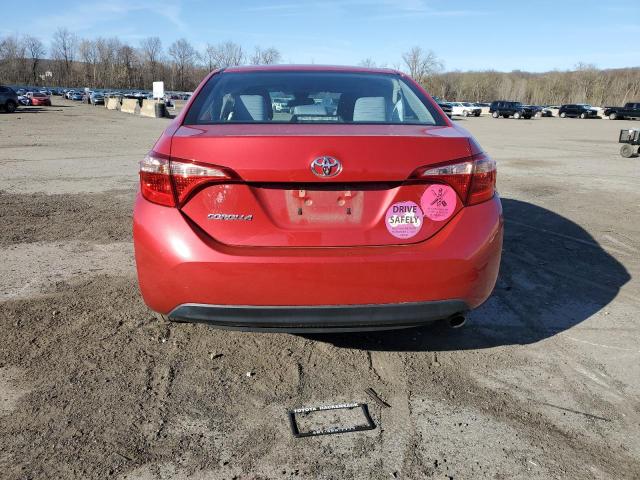  TOYOTA COROLLA 2019 Красный