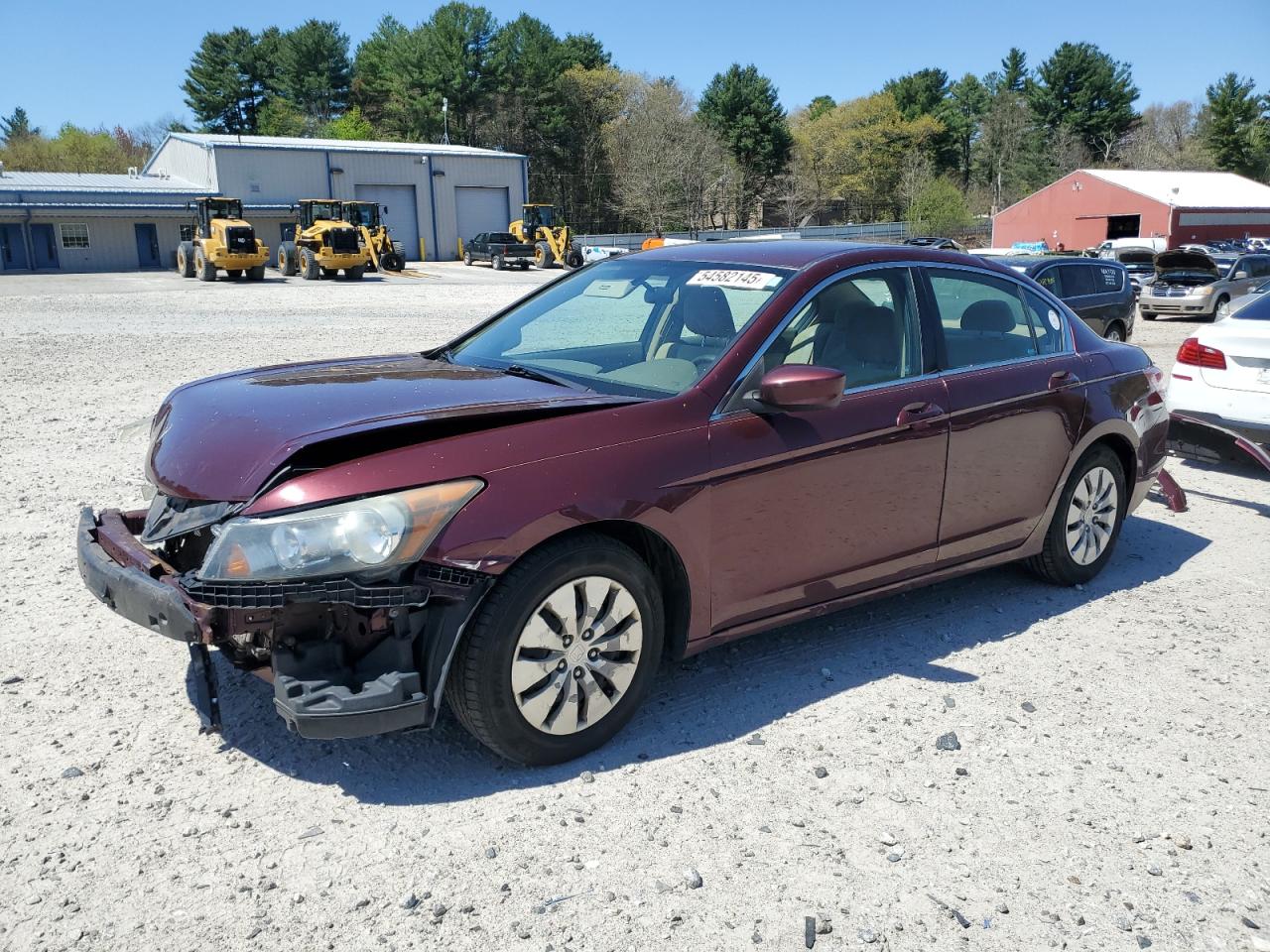 2010 Honda Accord Lx продається в Mendon, MA - Front End