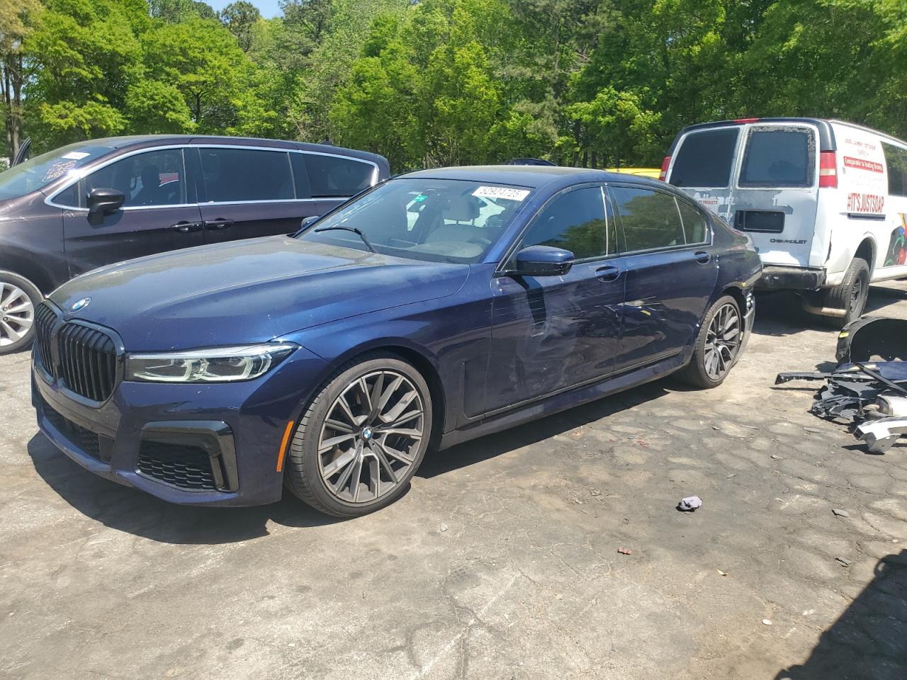 2022 Bmw 740 I продається в Austell, GA - Side