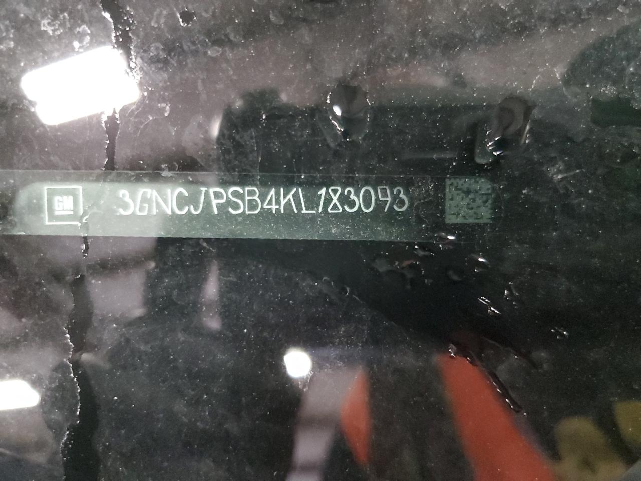 3GNCJPSB4KL183093 CHEVROLET TRAX 2019