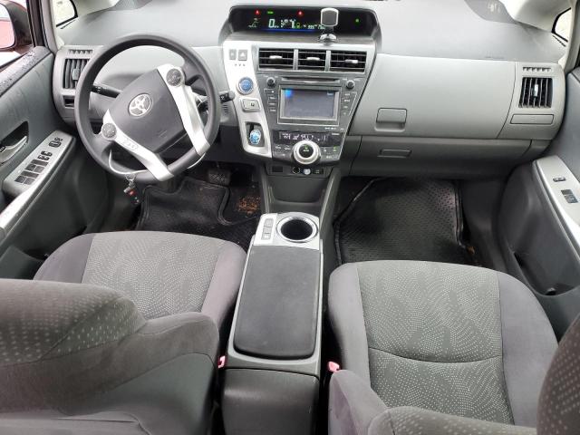  TOYOTA PRIUS 2012 Czerwony