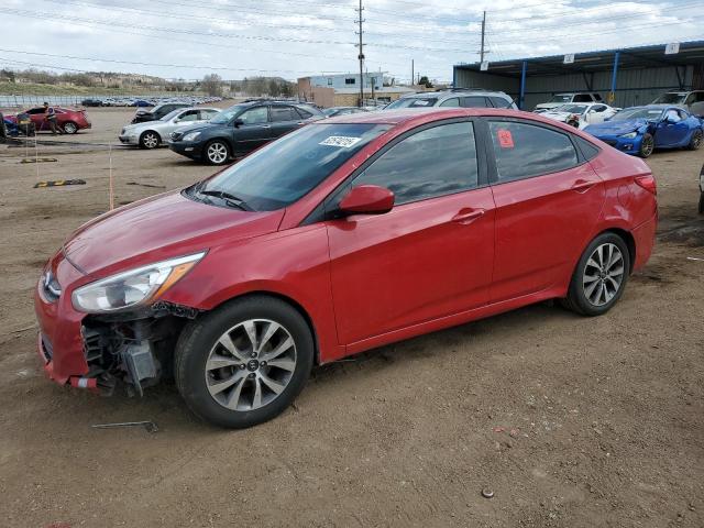  HYUNDAI ACCENT 2017 Red