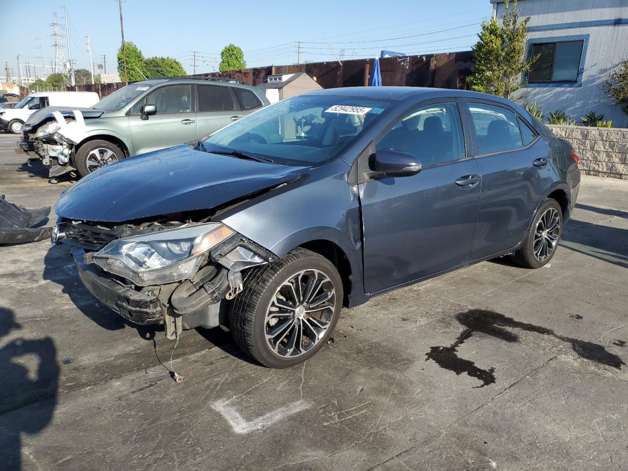 2014 Toyota Corolla L de vânzare în Wilmington, CA - Front End