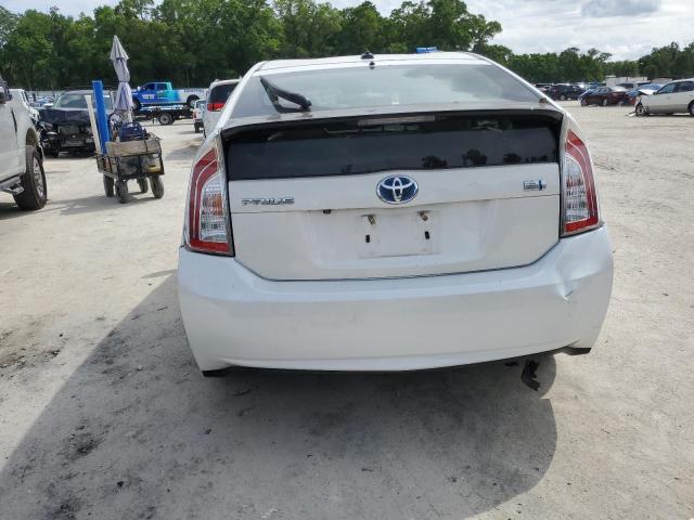 Hatchbacks TOYOTA PRIUS 2014 Biały