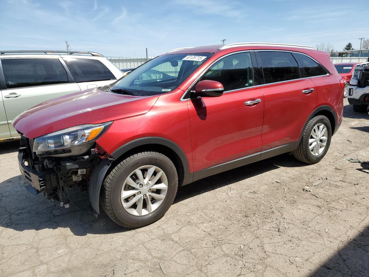 2017 Kia Sorento Lx de vânzare în Dyer, IN - Front End