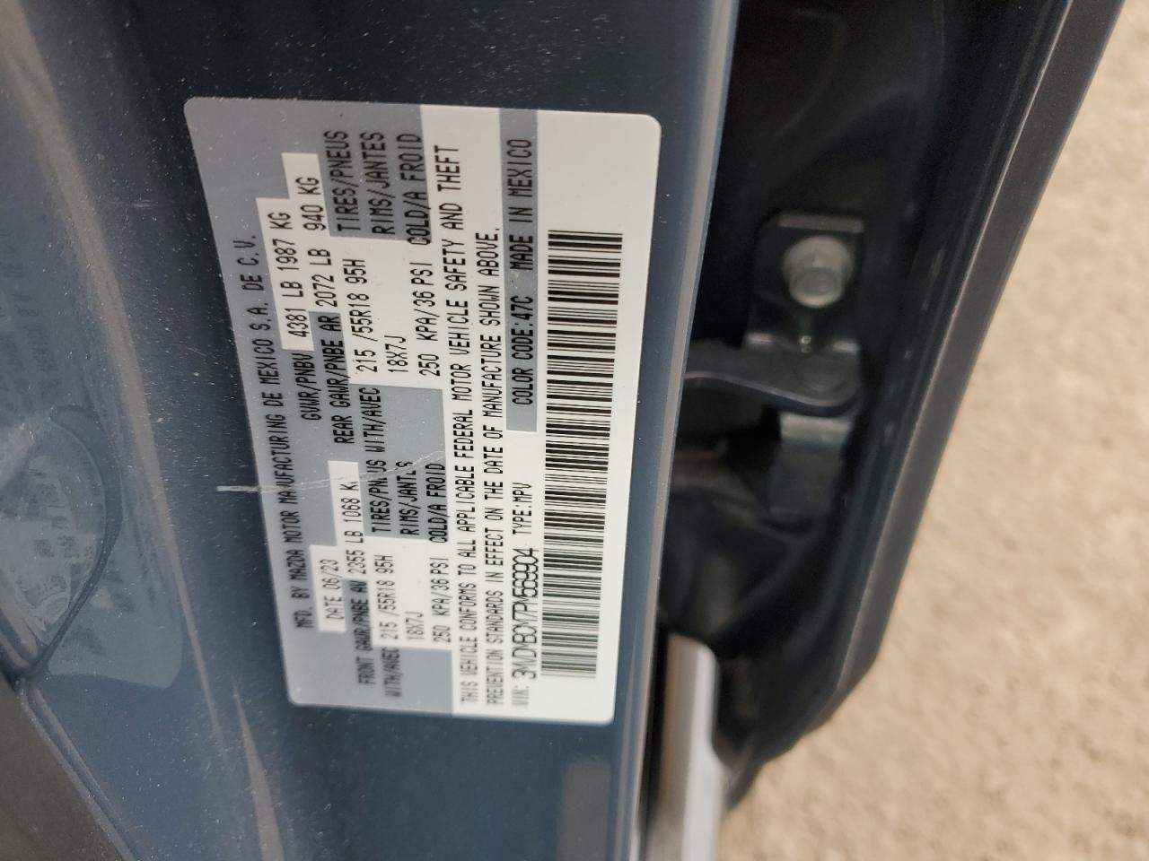 2023 Mazda Cx-30 Preferred VIN: 3MVDMBCM7PM569904 Lot: 52280755