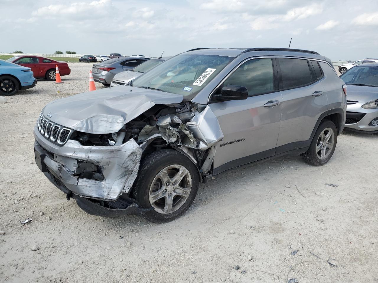 2023 Jeep Compass Latitude للبيع في Temple، TX - Front End