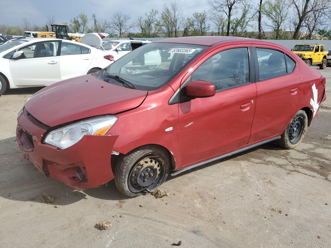 2019 Mitsubishi Mirage G4 Es na sprzedaż w Bridgeton, MO - Front End