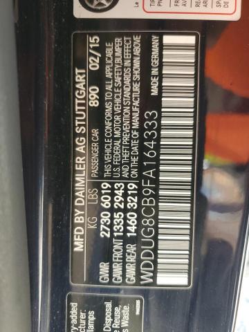 2015 MERCEDES-BENZ S 550
