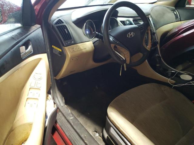  HYUNDAI SONATA 2012 Czerwony