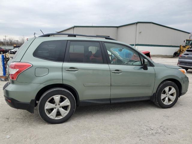  SUBARU FORESTER 2015 Зеленый