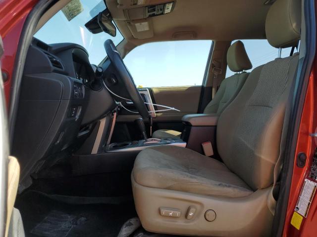  TOYOTA 4RUNNER 2021 Czerwony