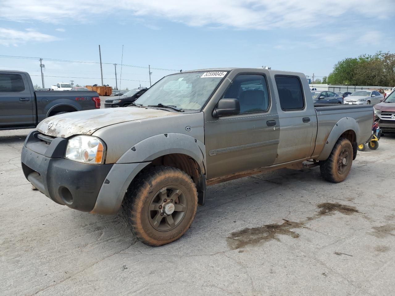 2003 Nissan Frontier Crew Cab Xe на продаже в Oklahoma City, OK - All Over