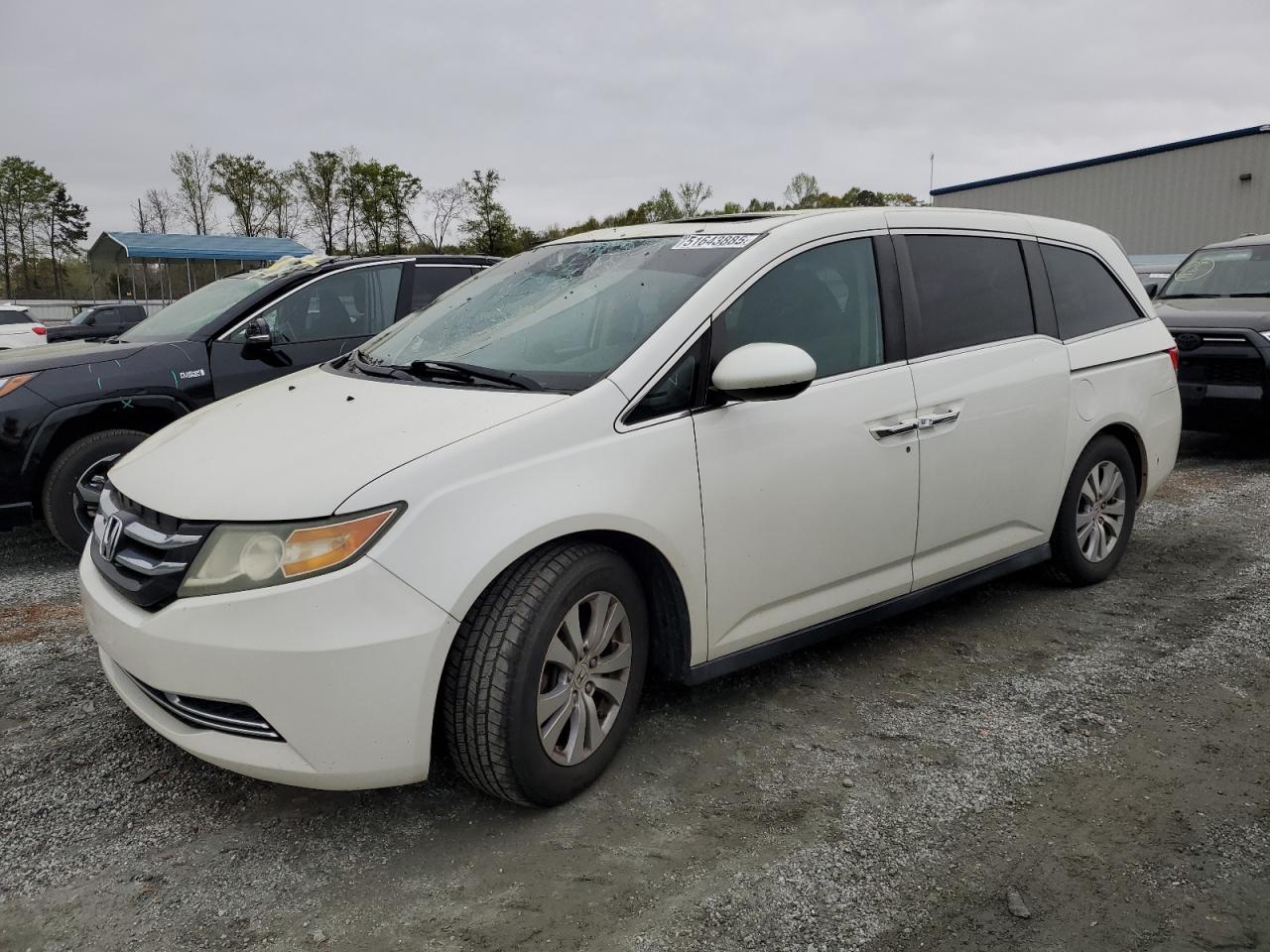 2015 Honda Odyssey Exl за продажба в Spartanburg, SC - Top/Roof
