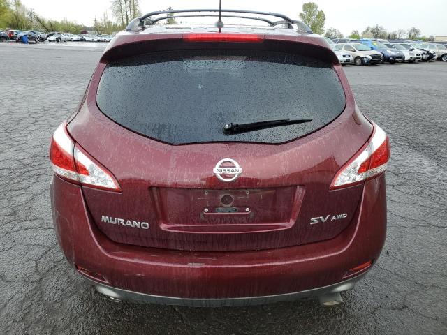  NISSAN MURANO 2012 Czerwony