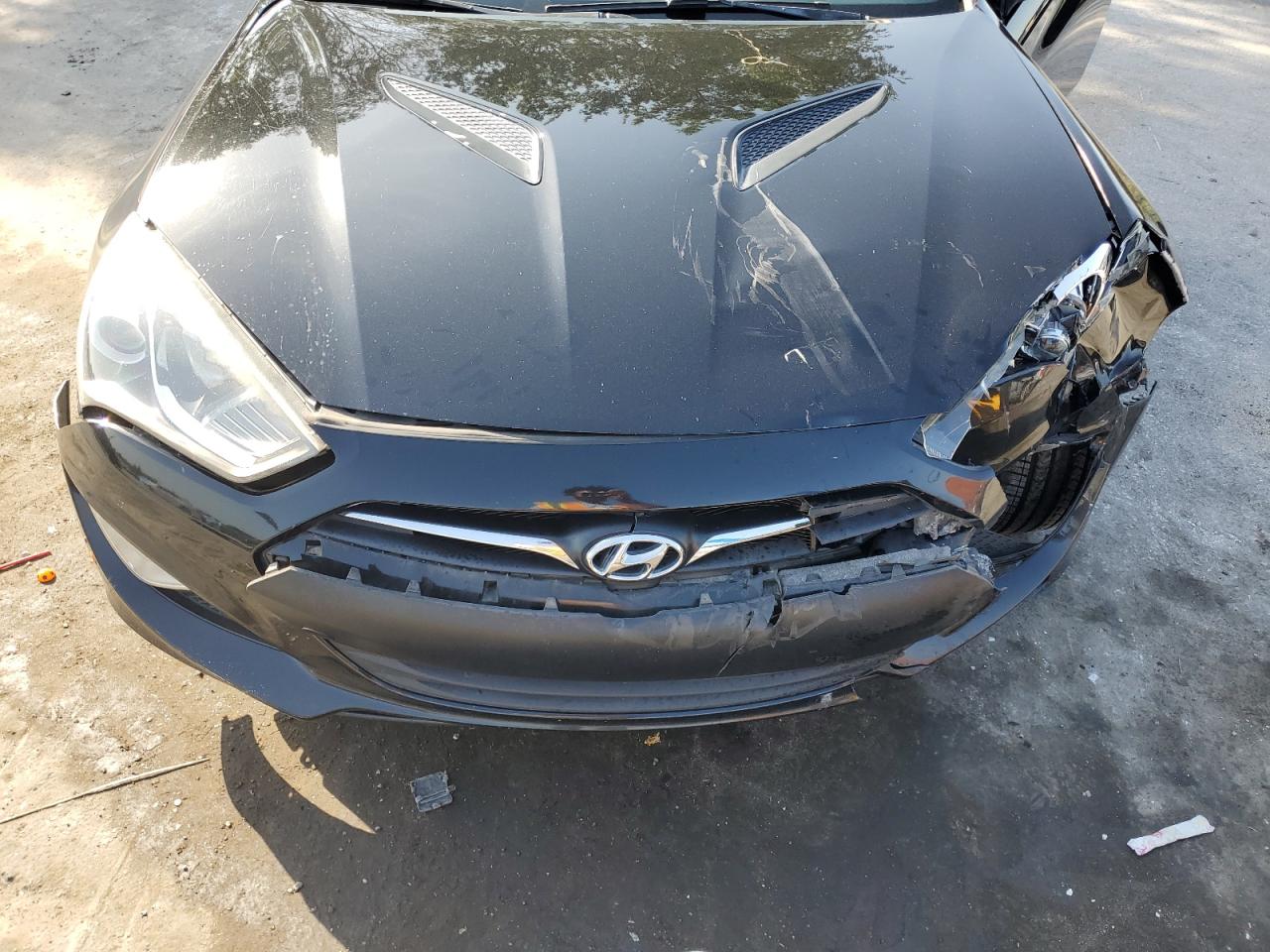 2013 Hyundai Genesis Coupe 3.8L VIN: KMHHU6KJ3DU110406 Lot: 54665225