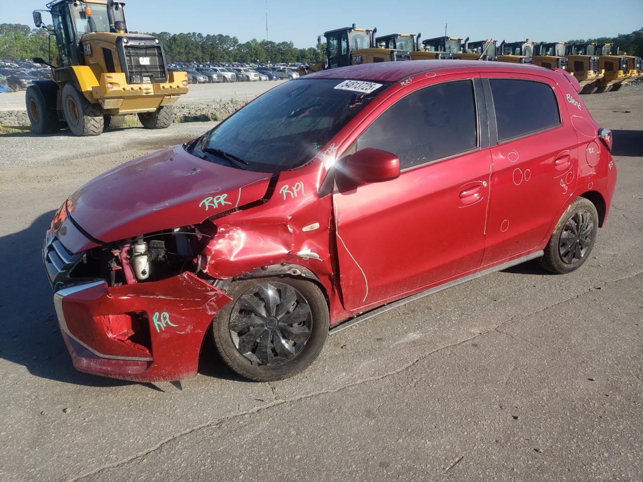2022 Mitsubishi Mirage Es na sprzedaż w Dunn, NC - Front End