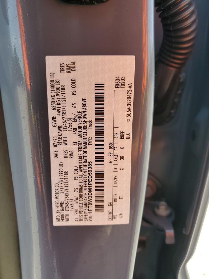 1FT8W3DM1PED59385 FORD F350 2023