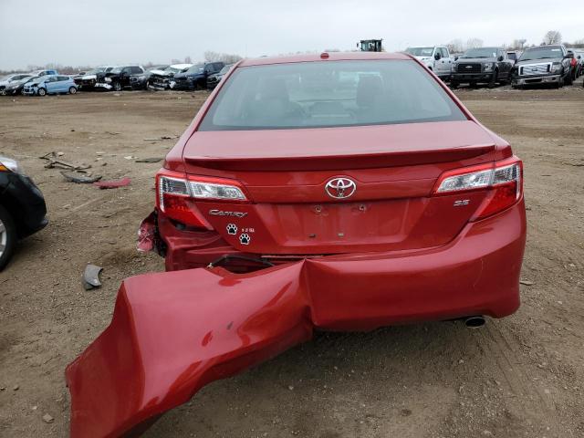  TOYOTA CAMRY 2013 Красный