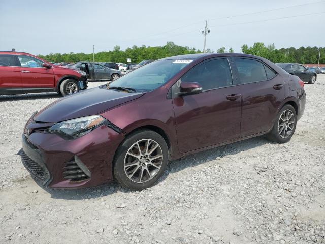 Sedans TOYOTA COROLLA 2017 Burgundy