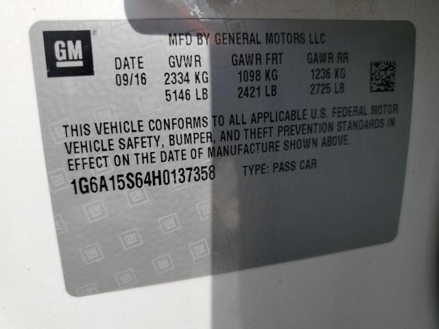 2017 CADILLAC CTS-V 