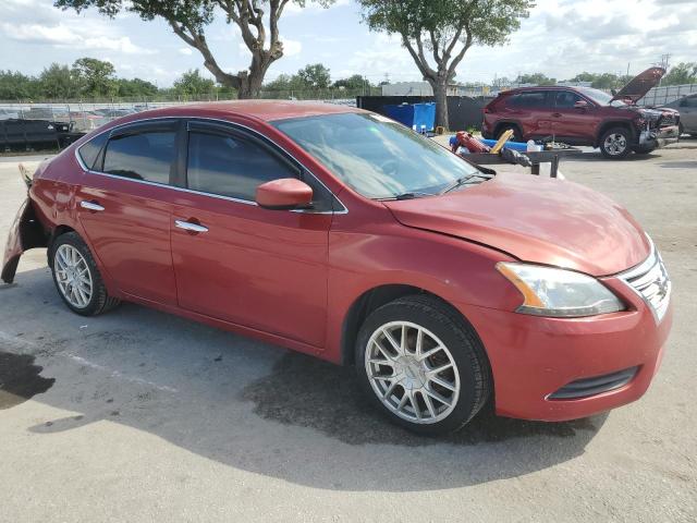  NISSAN SENTRA 2013 Czerwony