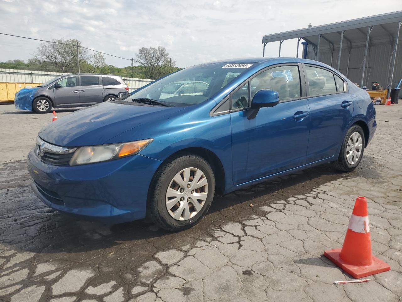 2012 Honda Civic Lx zu verkaufen in Lebanon, TN - Top/Roof