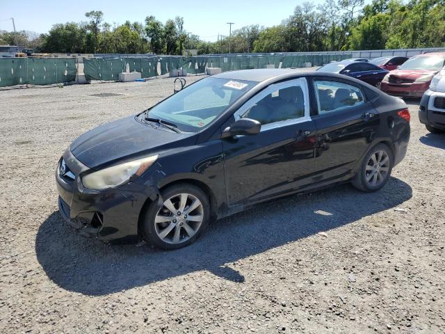 Sedans HYUNDAI ACCENT 2012 Czarny