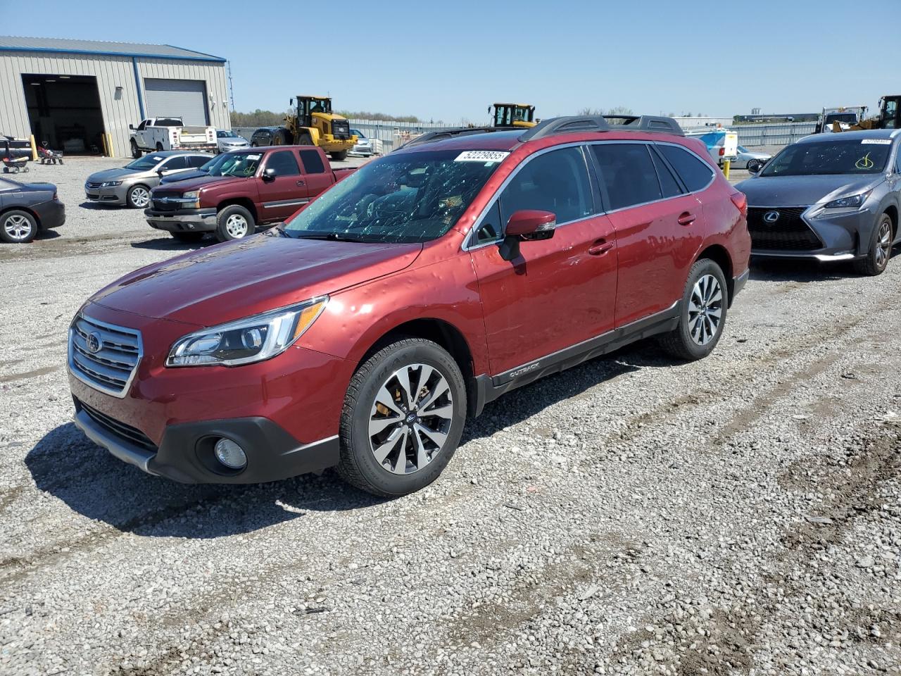 2017 Subaru Outback 2.5I Limited للبيع في Earlington، KY - Hail