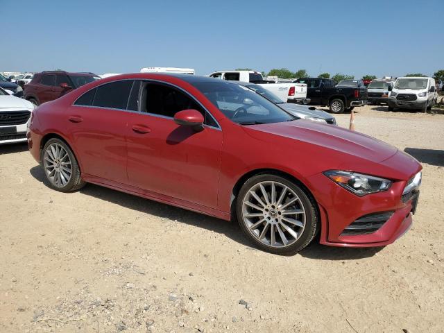  MERCEDES-BENZ CLA-CLASS 2020 Czerwony