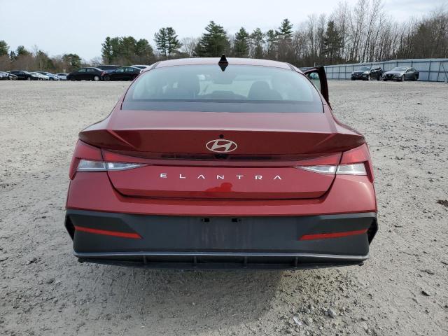  HYUNDAI ELANTRA 2024 Красный